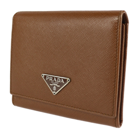 Prada Wallet Tri-fold Brown - Picture 1 of 8